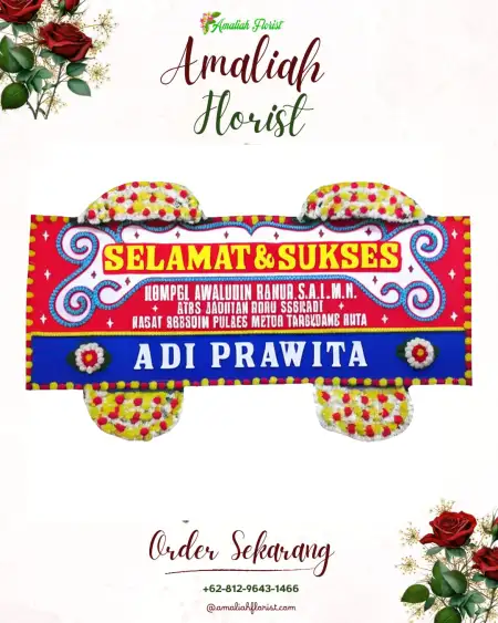 Papan Bunga Ucapan Selamat Pondok Bambu